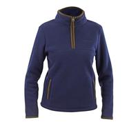 Aubrion Shires Core Womens Half Zip Fleece - Navy Blue Large