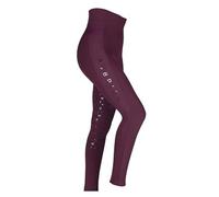 Aubrion Shires Eltar Riding Tights - Black Cherry Extra Large, Black Cherry