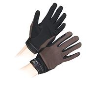 Shires Aubrion Child Mesh Brown Riding Gloves - Small