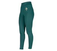 Aubrion Shires Team Winter Riding Tights - Green Small, Green