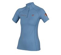 Aubrion Shires Team Womens Short Sleeve Baselayer - Steel XL