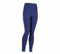 Aubrion Shires Team Young Rider Childrens Riding Tights - Navy Blue 11-12 Years