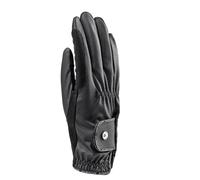 Aubrion Stadium Synthetic Leather Riding Gloves in Black | Size: XL Aubrion Black XL