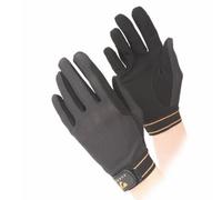 Aubrion Unisex Adult Mesh Riding Gloves Black (L)