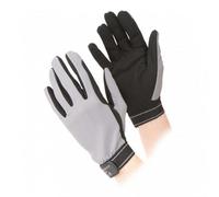 Aubrion Unisex Adult Mesh Riding Gloves Grey (Xs)
