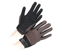 Shires Aubrion Mesh Brown Riding Gloves - Medium