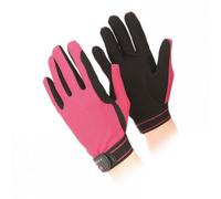 Aubrion Unisex Adult Mesh Riding Gloves Raspberry (Xs)