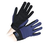 Shires Aubrion Mesh Navy Riding Gloves - Small