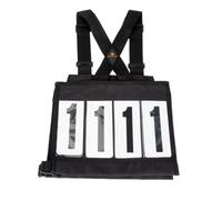 Aubrion Unisex Adult Number Horse Bib Black (One Size)