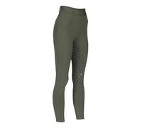 Aubrion Women's Albany Horse Riding Tights in Green | Size: Small Aubrion Green S
