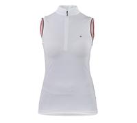 Aubrion Women's Arcaster Pinstripe Sleeveless Show Shirt in Pink | Size: Medium Aubrion Pink M