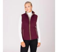 Aubrion Women's Core Fleece Gilet - Ladies Body Warmers - Burgundy - Size: X Large