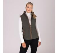 Aubrion Women's Core Fleece Gilet - Ladies Body Warmers - Green - Size: Small