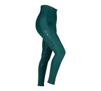 Aubrion Women's Eltar Horse Riding Tights in Green | Size: Medium Aubrion Green M