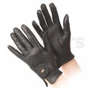 Aubrion Womens/ladies Leather Riding Gloves Black (S)