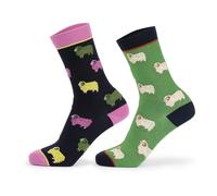 Aubrion Womens/Ladies Sheep Bamboo Socks (Pack of 2) ER1617
