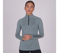 Shires Aubrion React Winter Base Layer, Long Sleeve Quarter Zip Top, Women's Athletic Wear (Sage, M)
