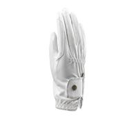 Aubrion Women's Stadium Riding Gloves in White | Size: Large Aubrion White L