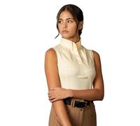 Aubrion Women's Tie Keeper Sleeveless Shirt in Yellow | Size: Small Aubrion Yellow S