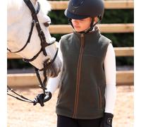 Aubrion Young Rider Core Fleece Gilet - Green - Size: Age 7