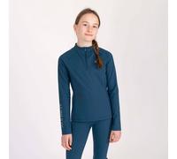 Aubrion Young Rider Equestrian Winter Long Sleeve Base Layer Estate Blue - 7/8YRS