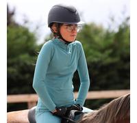 Aubrion Shires React Young Rider Childrens Long Sleeve Base Layer - Haze