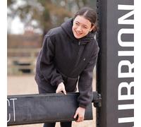 Aubrion Young Rider React Sherpa Fleece Jacket - Black - Size: Age 11