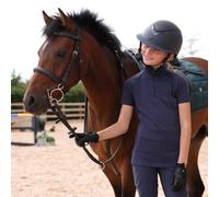 Aubrion Young Rider React Short Sleeve Base Layer Midnight - 7/8YRS