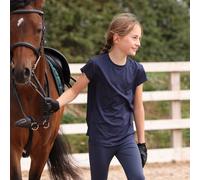 Aubrion Shires React Tech Young Rider Childrens T-Shirt - Midnight