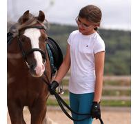 Aubrion Young Rider React Tech T-Shirt White - 13/14YRS