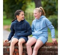 Aubrion Young Rider Serene Hoodie - Blue - Size: Age 7