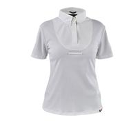 Shires Aubrion Young Rider Short Sleeved Show Shirt in White Or Yellow 10259, White, 3-4 Years