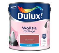 Auburn Embers Walls & Ceilings Matt Emulsion Paint 2.5L - Smooth Creamy Finish, Quick Dry, Low VOC, Easy Application for Interior Walls & Ceilings