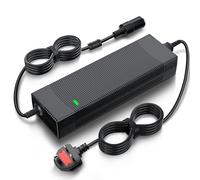 AUCARAUTO 110-240V to 12V Cigarette Lighter Socket, 15A/180W/2.65M Mains to 12V Plug Adapter AC/DC Car Power Supply Adapter, AC to DC Converter Transformer for Car Powered Device (C15)