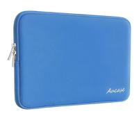 Aucase 13 13.3 14 inch Laptop Sleeve Leather Case, Water Resistant Puffy Protective Bag for Macbook Pro 14 Macbook Air 13 inch/HP/LENOVO/ACER/ASUS/DELL Chromebook Matebook 14