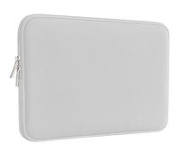 Aucase 15 15.6 inch Laptop Sleeve Leather Case, Water Resistant Puffy Protective Laptop Bag for Macbook Air 15 inch/Macbook Pro 16 inch/HP/LENOVO/ACER/ASUS/DELL Chromebook Matebook 15.6