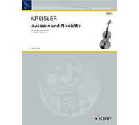 Aucassin und Nicolette: Canzonetta medievale. No. 3. violin and piano.