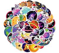 AUCEKO Animal Planet 50PCS Multicolor Vinyl Whimsical Cartoon Sticker Pack for Kids, Teens, Laptop, Water Bottle, Skateboard, Car, Bike