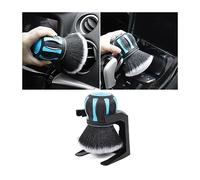 AUCELI Car Detailing Brush, Ultra Soft Auto Interior Dusting Brush with Storage Rack, Car XL Synthetic Brush Cleaning Tool, Universal Covers Large Area Inside or Outside Vehicles (Blue)