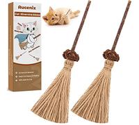 Aucenix Catnip Sticks for Cats - Natural Matatabi Silvervine Chew Toys for Indoor Kittens, Stress Relief (2PCS)