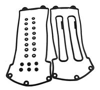 AUCERAMIC Engine Valve Cover Gasket Set Fit 1999-2005 for BMW 540i 740i 740il X5 Z8 Land Rover Range Rover E39 E38 E52 M62 4.4L 4.6L 4.8L V8 11121726537 11121721879 VS50791R VS50790R