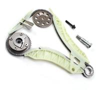 AUCERAMIC N14B16 Engine Timing Chain Kit W/Tensioner & VVT Gear Fit 2007-2012 for Mini Cooper S JCW Chili R56 R57 R55 R58 R59 N14 1.6L Turbo DOHC Replace #11318618317, 11317534833, 11317546697