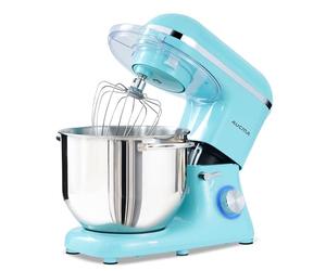 Aucma Stand Mixer, 7.5L Food Mixer for Baking with Bowl, 6 Speeds Electric Kitchen Mixer with Dough Hook, Whisk & Beater 1400W (7.5L,Blue)