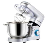 Aucma Stand Mixer,Electric Food Mixer with 6.2L Bowl for Home Baking, 1400W