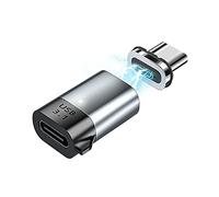 aucon Magnetic USB C Adapter, 24Pins Type C Connector, PD 100W Fast Charging 10Gbs Data Transfer