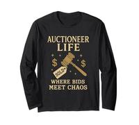 Auction House Staff Antique Appraiser Auctioneer Gift Long Sleeve T-Shirt