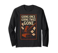 Auction House Staff Antique Appraiser Auctioneer Gift Long Sleeve T-Shirt