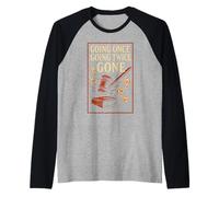 Auction House Staff Antique Appraiser Auctioneer Gift Raglan Baseball Tee