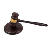 Auction Mallet Set Wooden Sound Block Judge Deck Desk Accessory Professional Legal Tool for Courtroom | Costume Auctioneers Meeting