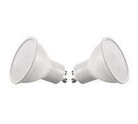 AuctionZ Ltd GU10 LED Bulbs - 2 Packs (Each 1.2W) Equivalent PAR16 Light Source - Energy Saving Non-Dimmable GU10 LED Spotlight Bulbs Warm White 3000K - Ideal for Home, Office, Living Room